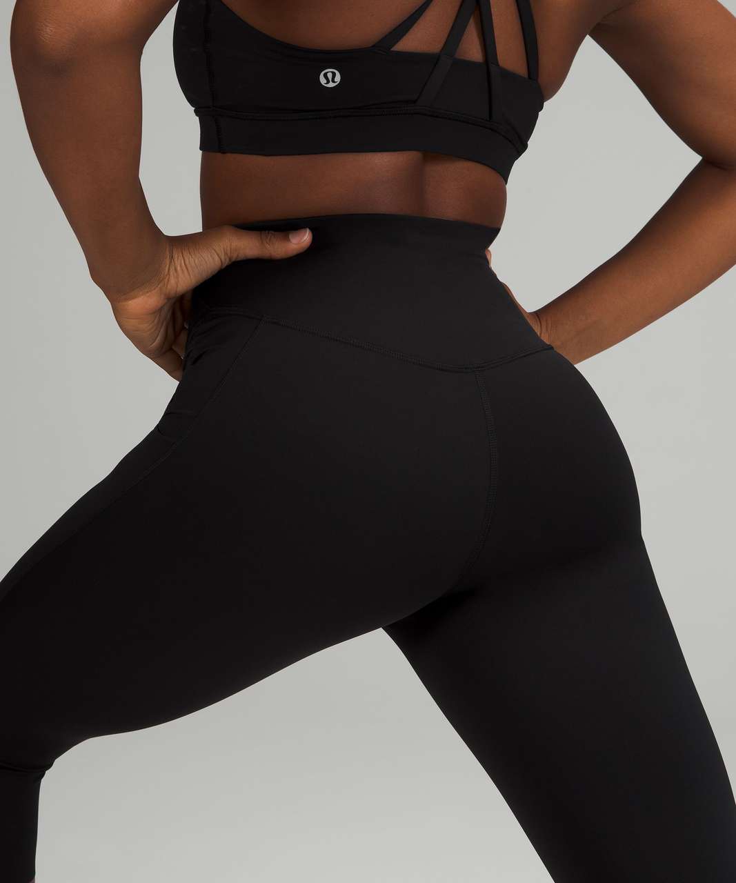 Lululemon Base Pace High-Rise Crop 17" - Black