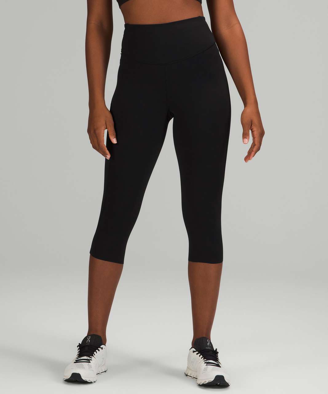 Lululemon Base Pace Tight 25 In crop Size 12 Black Leggings