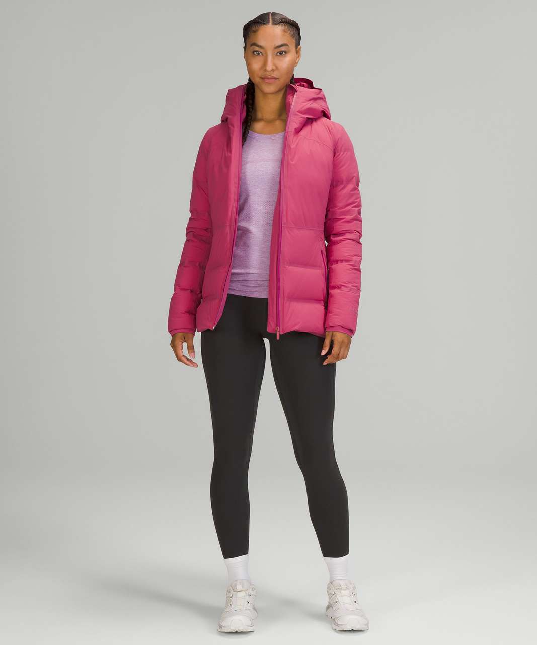 NWT Lululemon Sleet Street Jacket Pink Lychee  Street jacket, Lululemon  jacket, Green outerwear