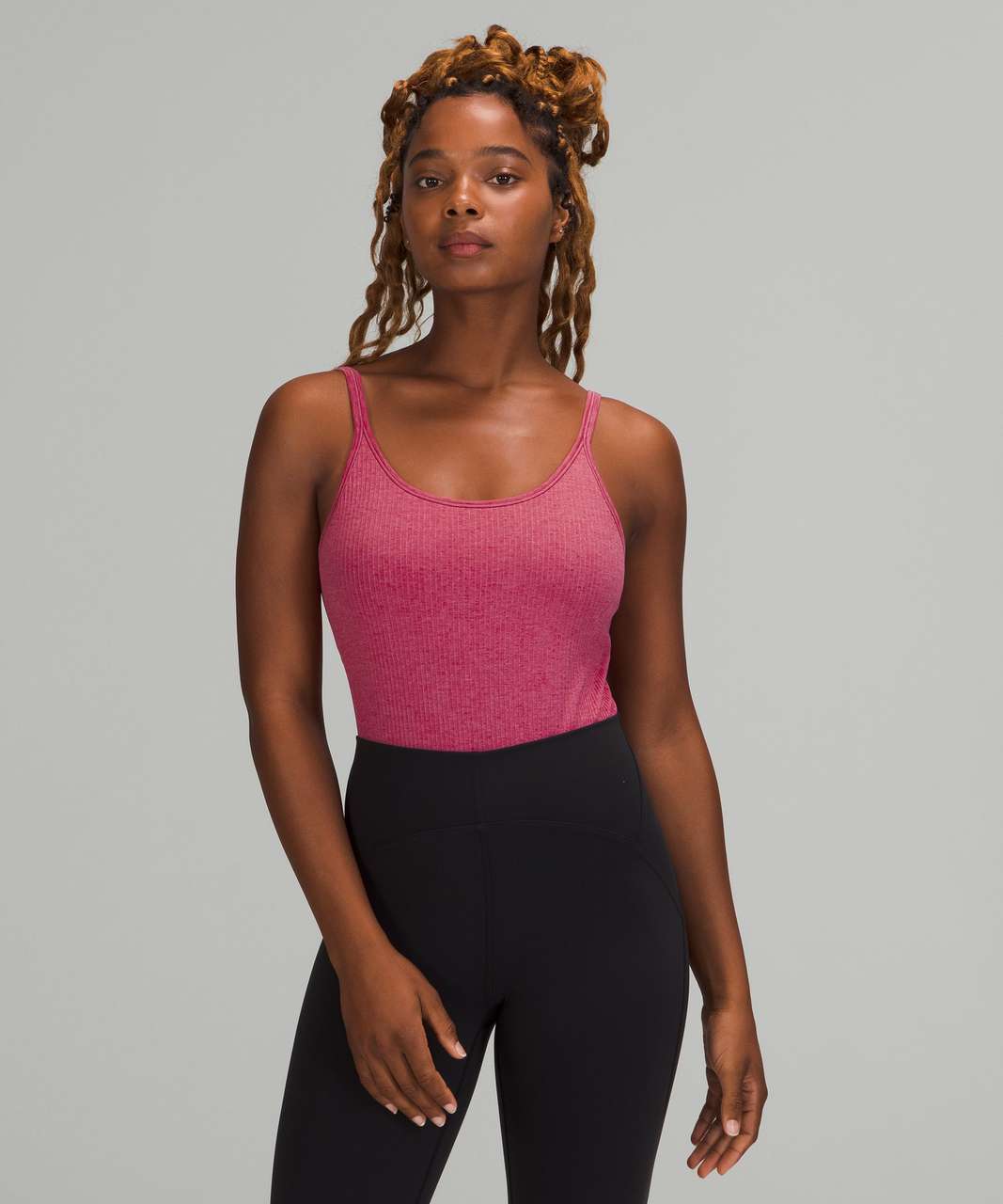 Lululemon Ebb to Street Bodysuit *Light Support, B/C Cups - Pink Lychee - lulu  fanatics