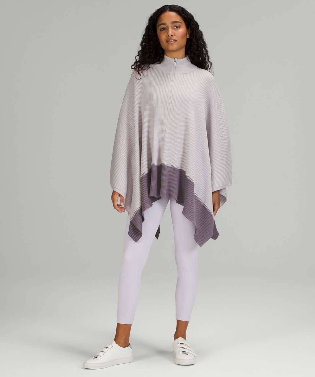 Lululemon On The Go Poncho - Chrome / Dusky Lavender - lulu fanatics