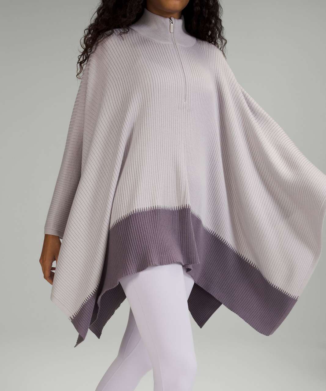 Lululemon On The Go Poncho - Chrome / Dusky Lavender - lulu fanatics