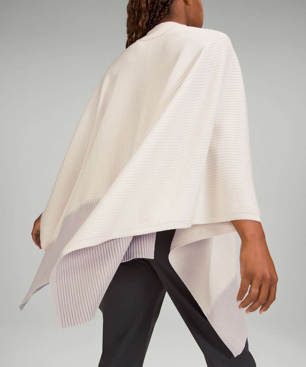 Lululemon On The Go Poncho - White Opal / Chrome