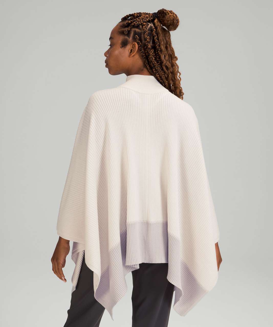 Lululemon On The Go Poncho - White Opal / Chrome - lulu fanatics