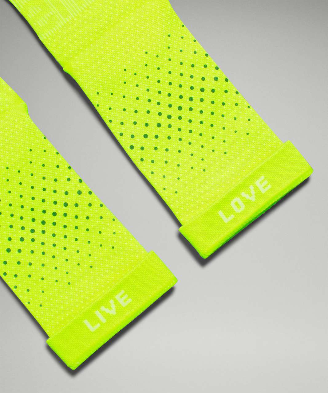 Lululemon Power Stride Crew Sock *Reflective - Highlight Yellow (Second Release)