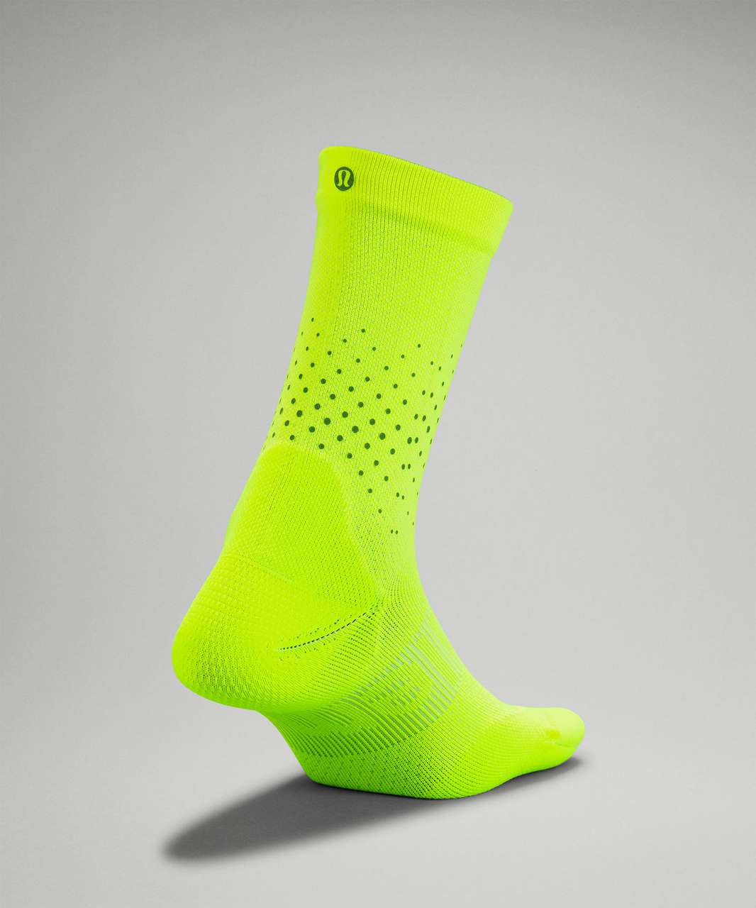 Lululemon Power Stride Crew Sock *Reflective - Highlight Yellow (Second Release)