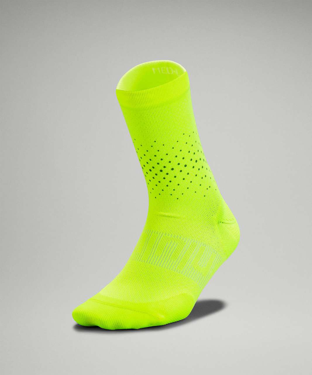 Lululemon Power Stride Crew Sock *Reflective - Highlight Yellow (Second Release)