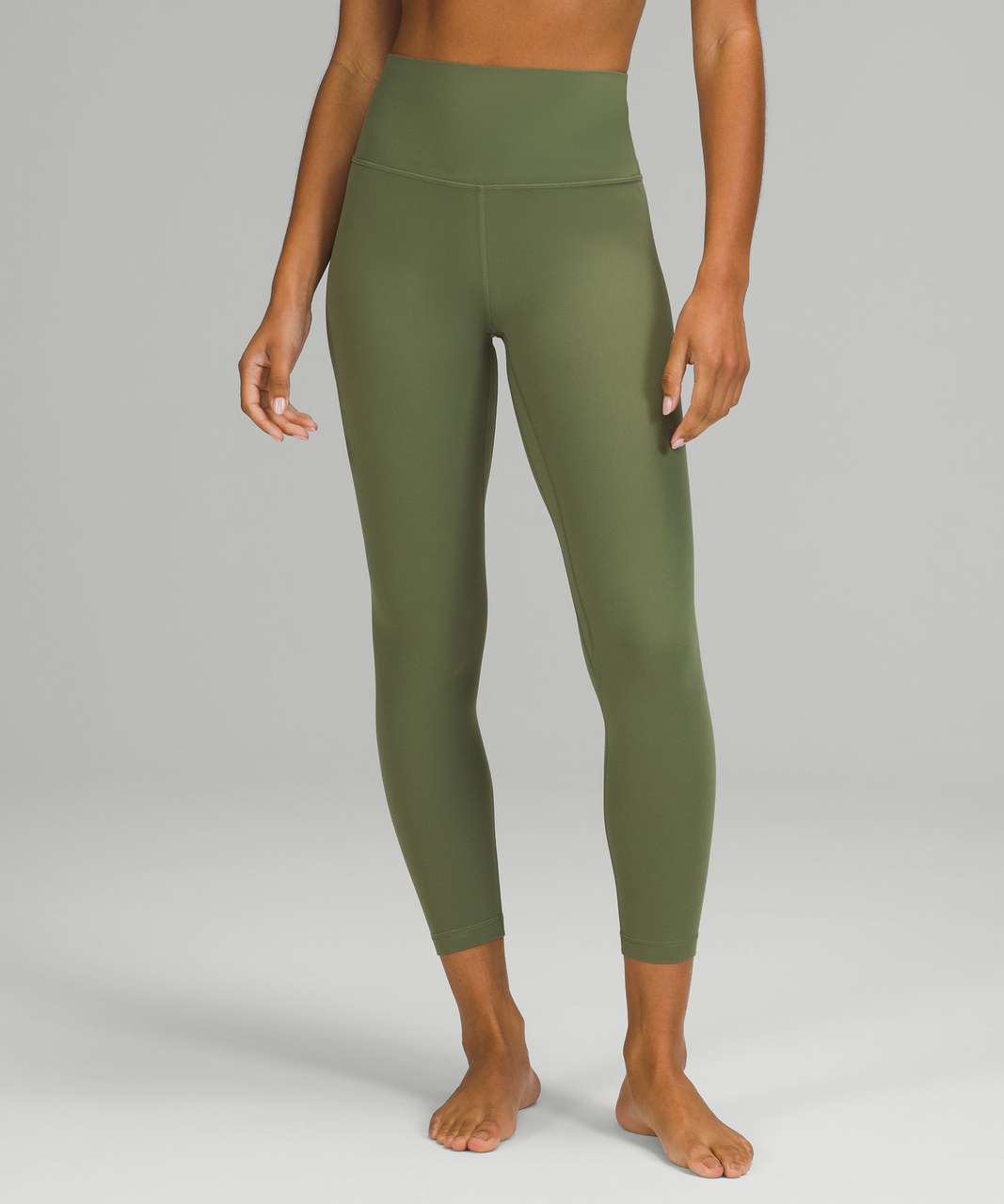 NWT Lululemon HR Align Crop Pant 23” Heritage 365 Camo Green Twill Multi  Size 4