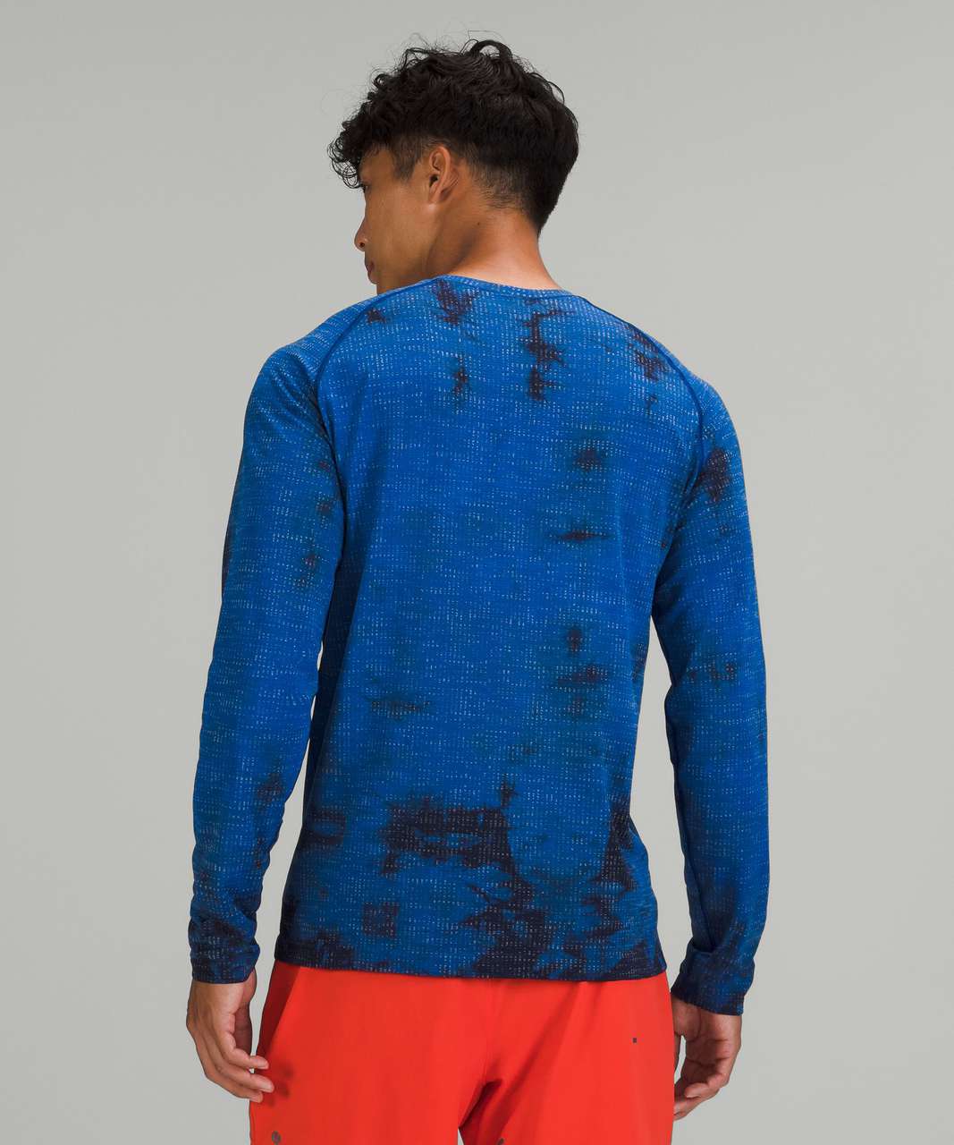 Lululemon Metal Vent Tech Long Sleeve Shirt 2.0 - Disconnect Marble Dye Symphony Blue / Mineral Blue