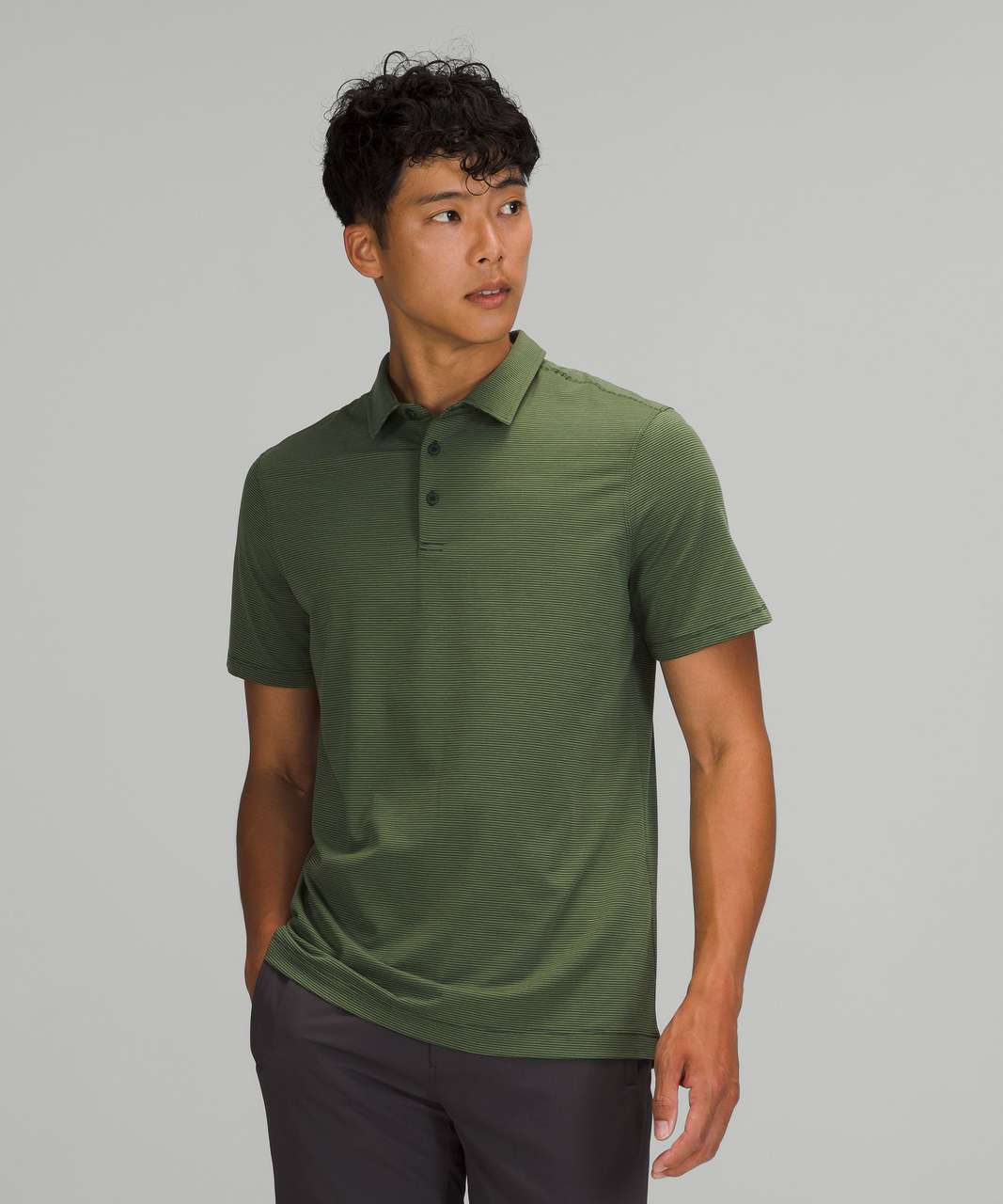 Lululemon Evolution Polo - Willow Green - lulu fanatics