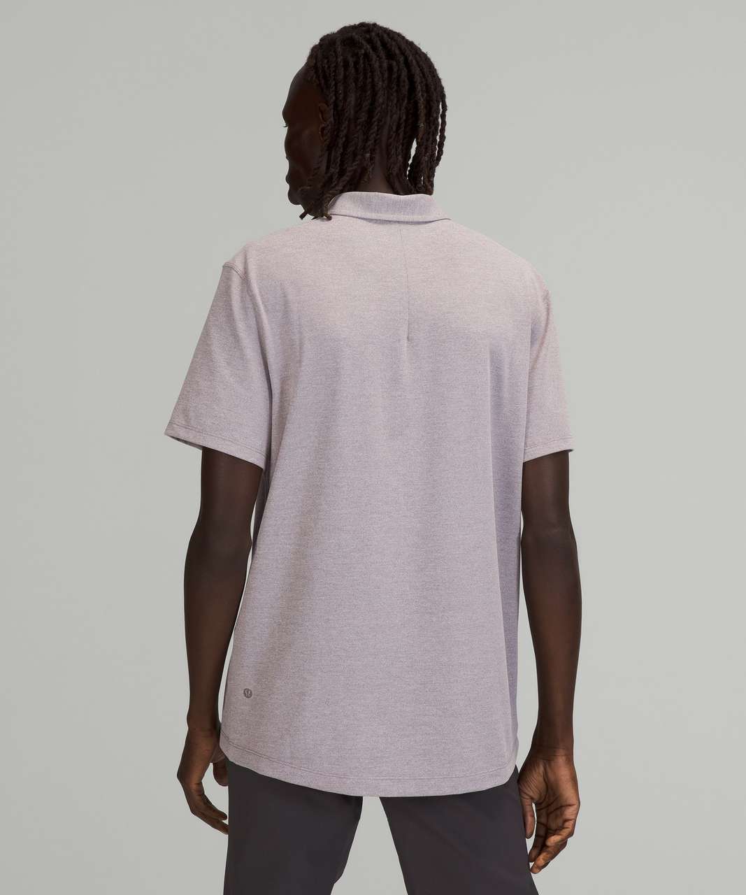 Lululemon Evolution Short Sleeve Polo Shirt - Heathered Lunar Rock