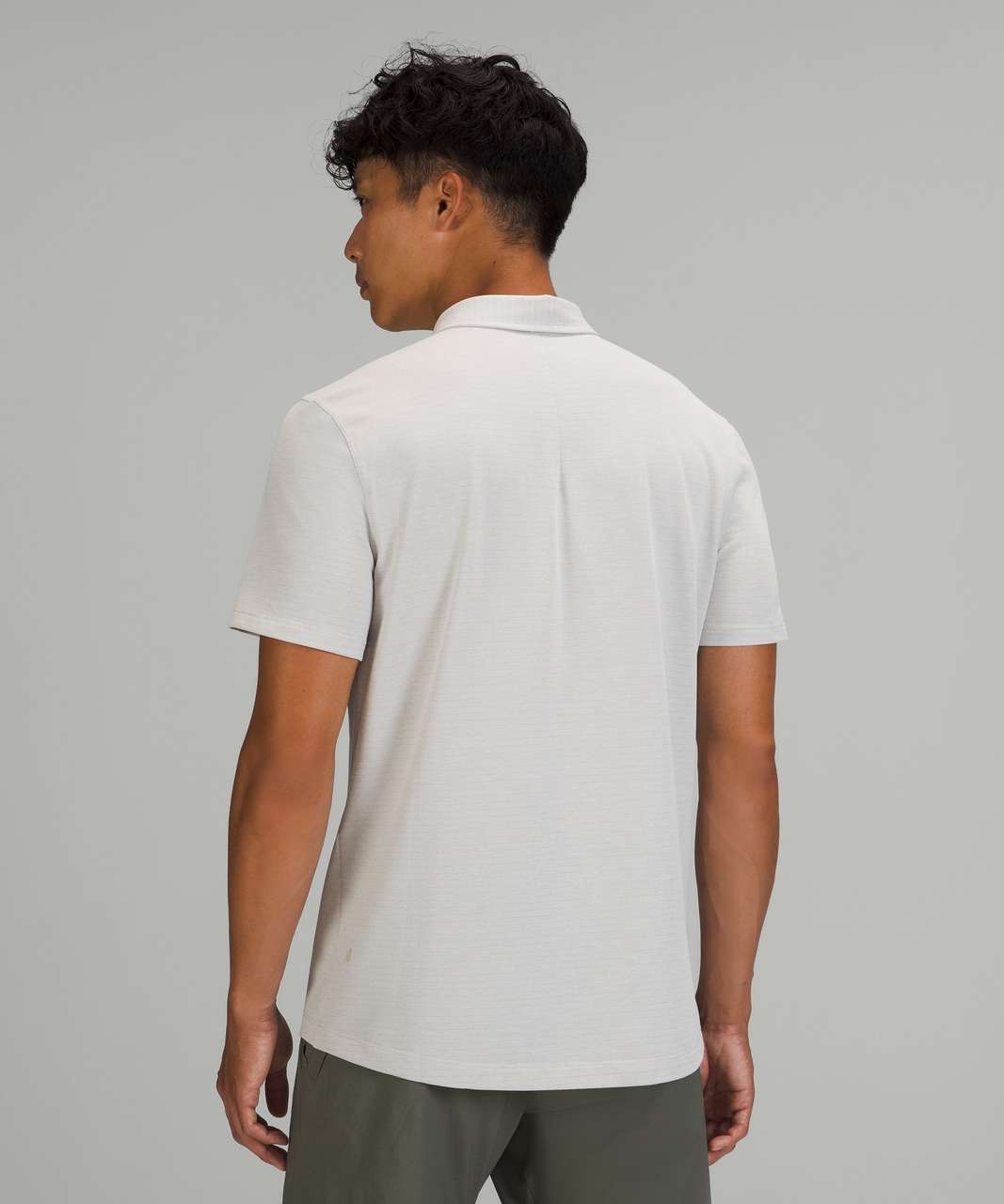 Lululemon Evolution Short Sleeve Polo Shirt - Heathered Dove Grey - lulu  fanatics