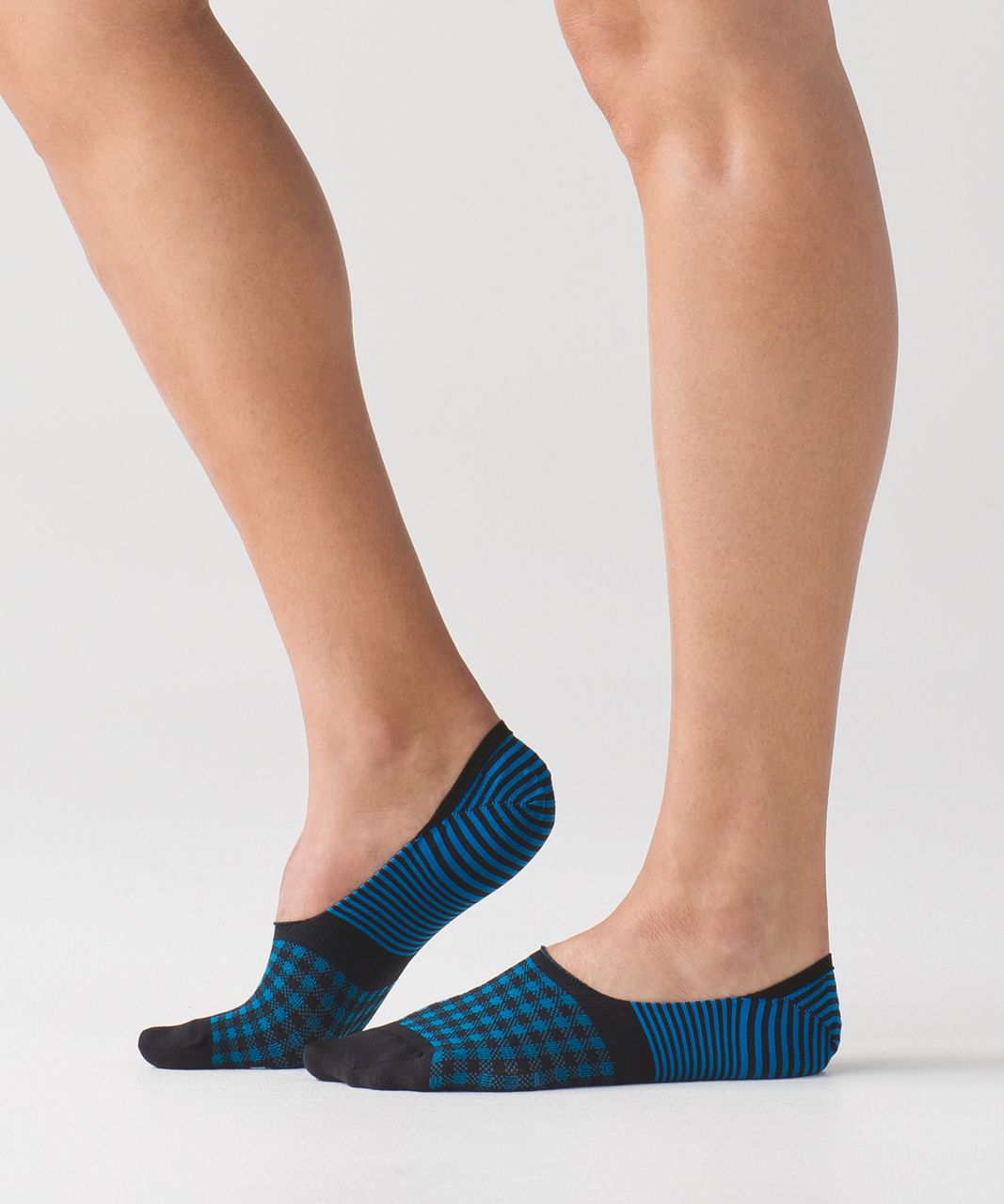 Lululemon Secret Sock - Shocking Blue / Black / Ice Blue