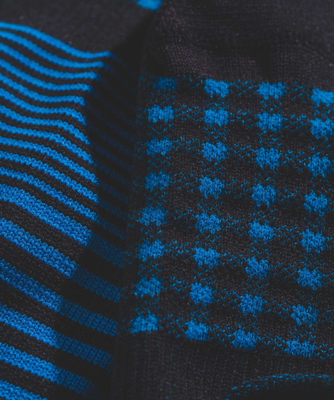 Lululemon Secret Sock - Shocking Blue / Black / Ice Blue