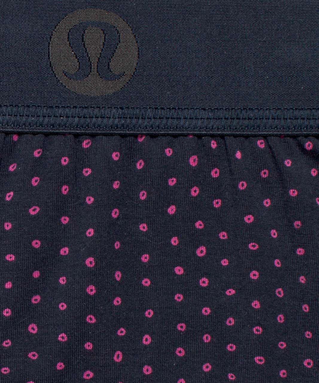 Lululemon Always in Motion Boxer 5" *5 Pack - Lunar Rock / Doodle Dot Pink Lychee True Navy / Iron Blue