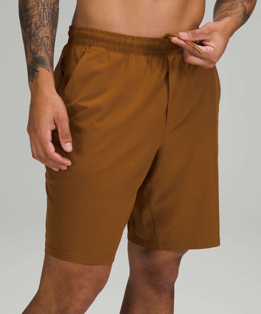 Lululemon Pace Breaker Linerless Short 9" - Copper Brown