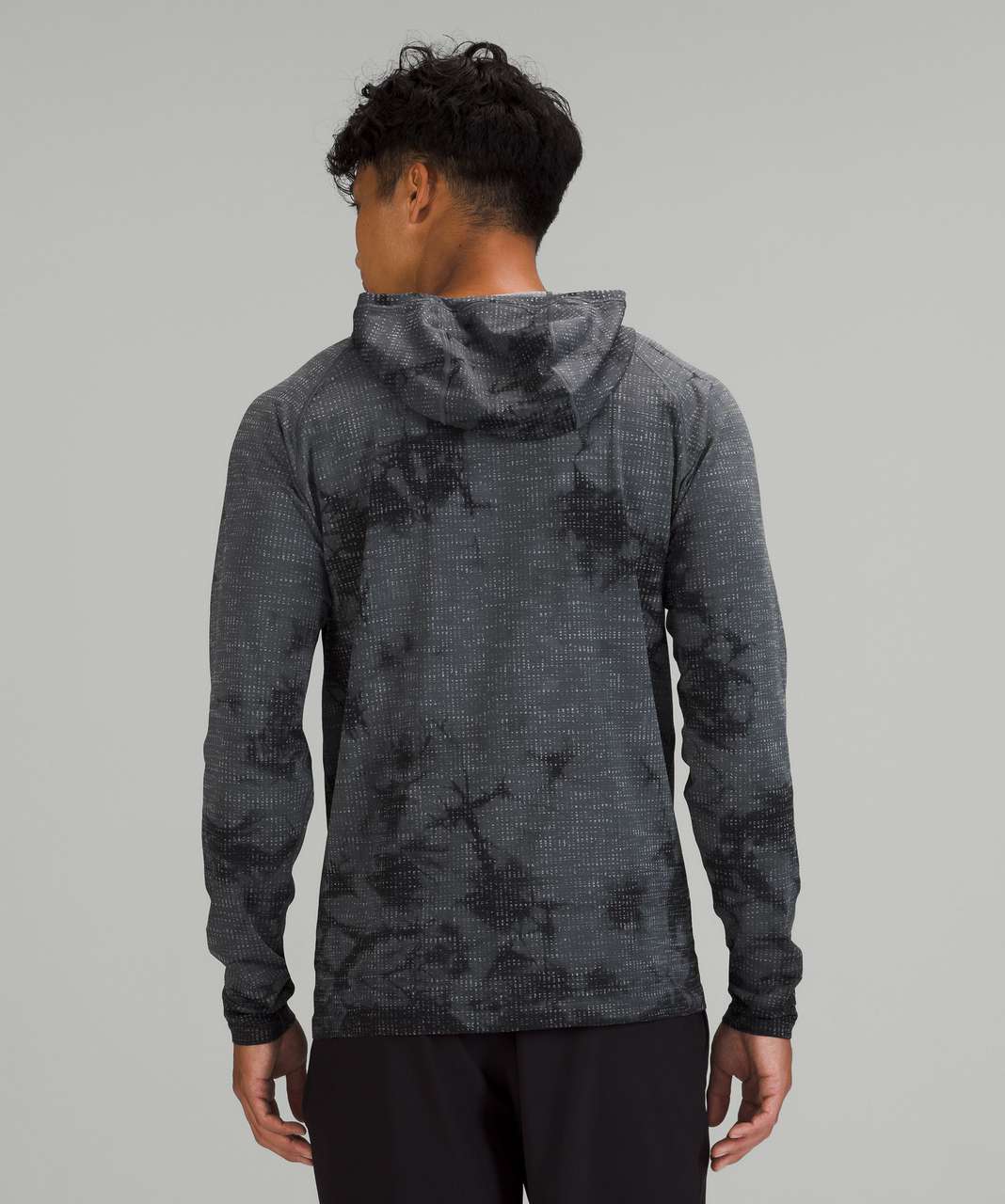 Lululemon Metal Vent Tech Hoodie 2.0 - Disconnect Marble Dye Anchor / Black