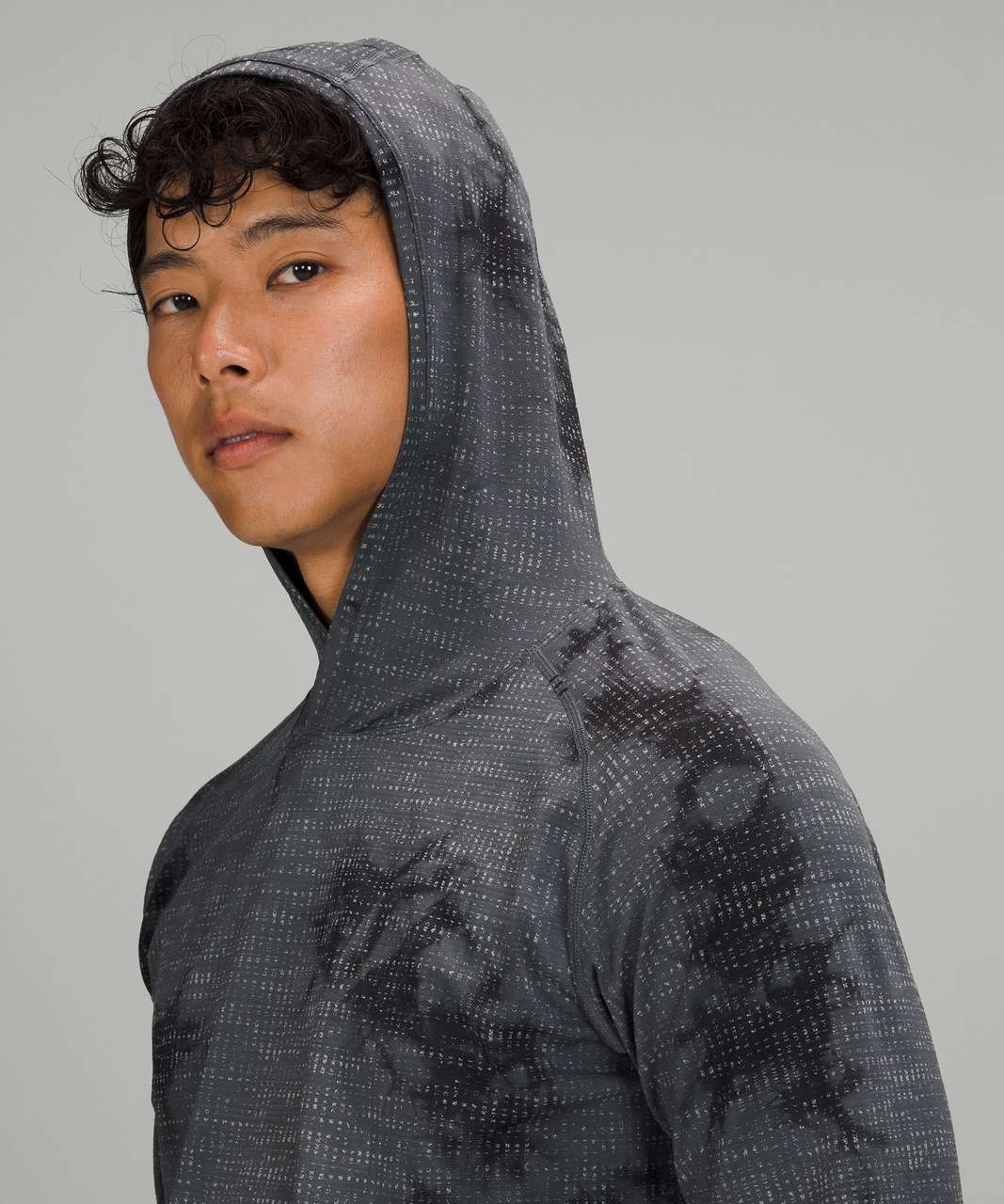 Lululemon Metal Vent Tech Hoodie 2.0 - Disconnect Marble Dye Anchor / Black