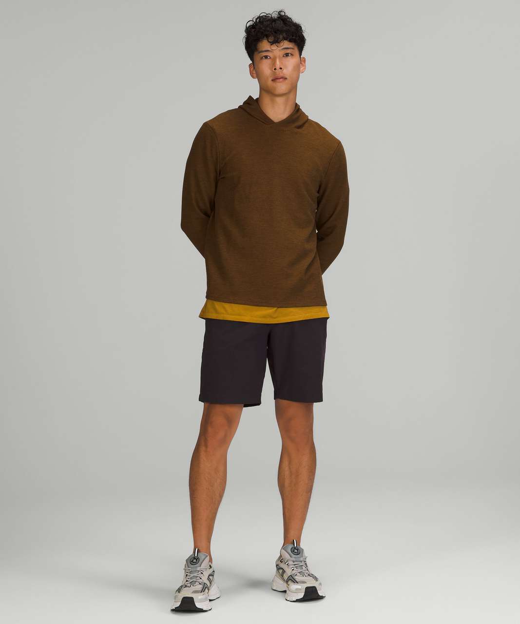 Lululemon Shift Stitch Hoodie - Heathered Copper Brown