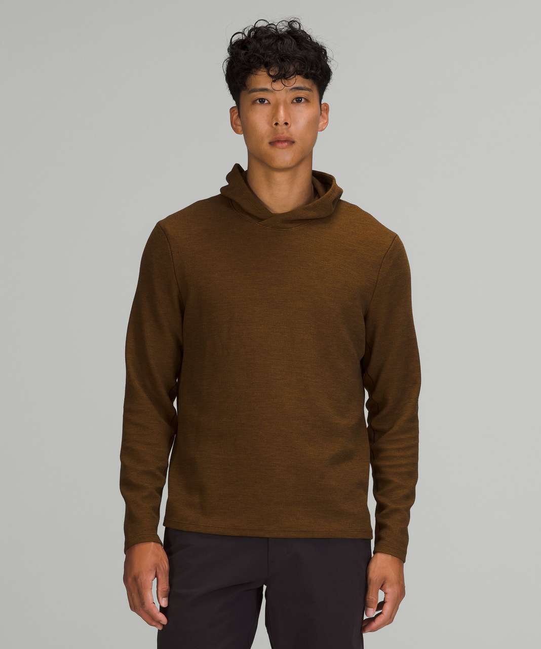 Lululemon Shift Stitch Hoodie - Heathered Copper Brown