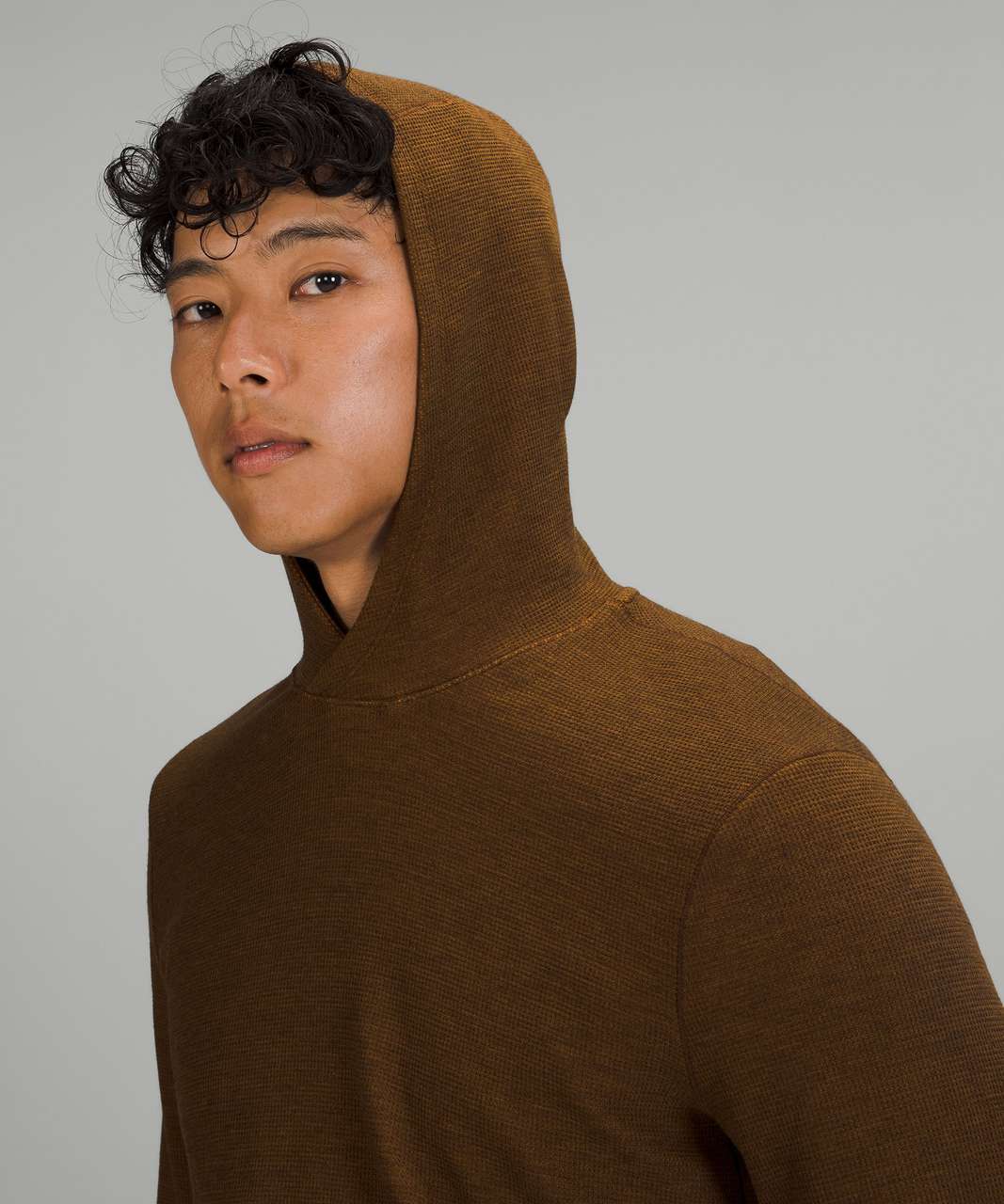 Lululemon Shift Stitch Hoodie - Heathered Copper Brown