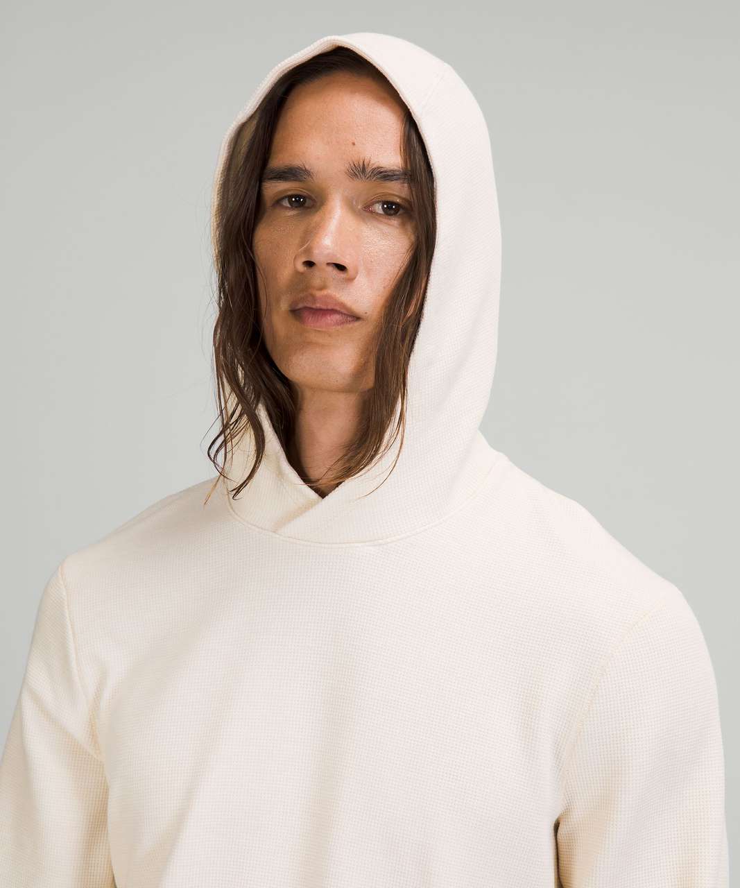 Lululemon Shift Stitch Hoodie - Heathered White Opal