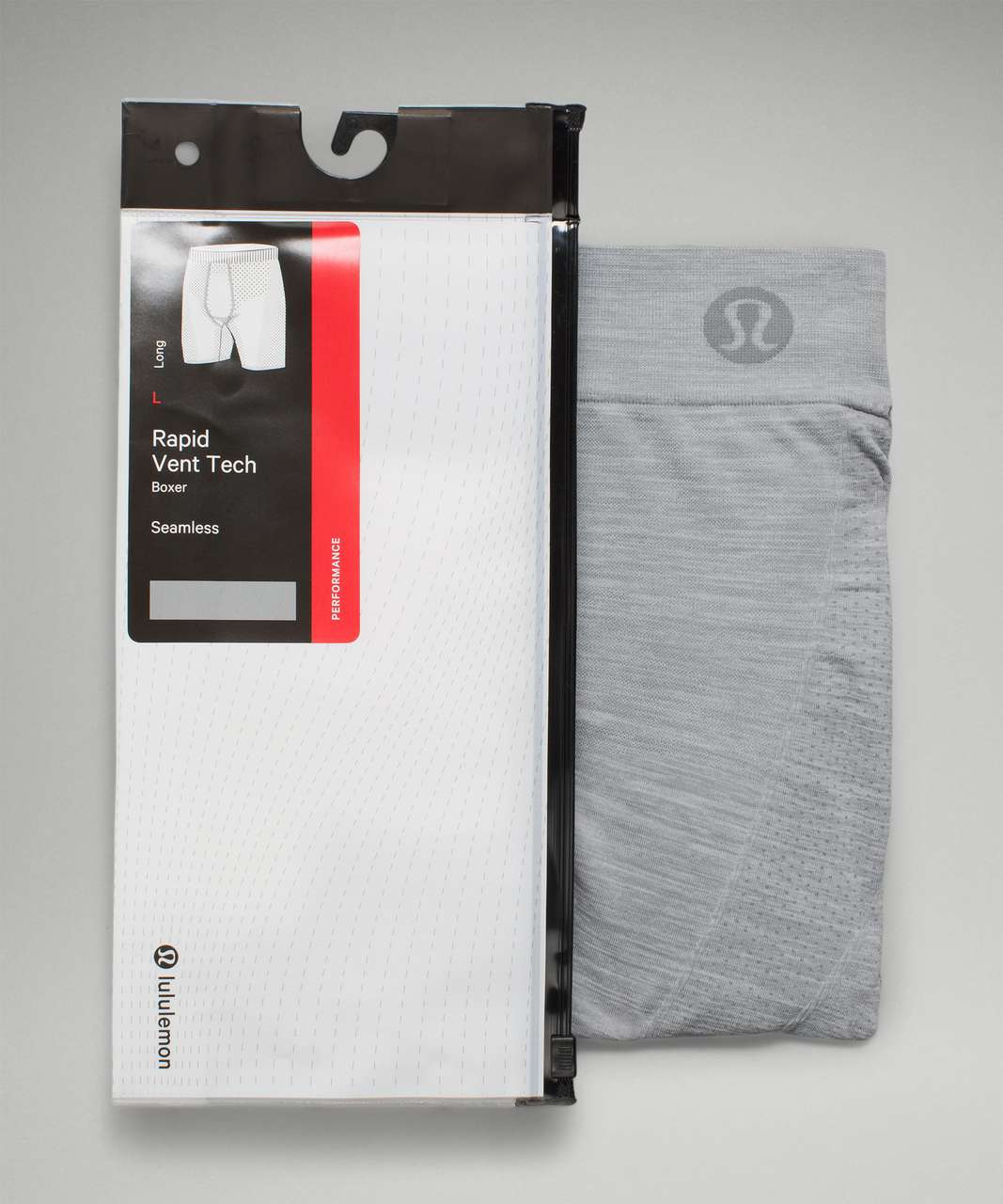 Lululemon Rapid Vent Tech Boxer 7" - Heathered Rhino Grey