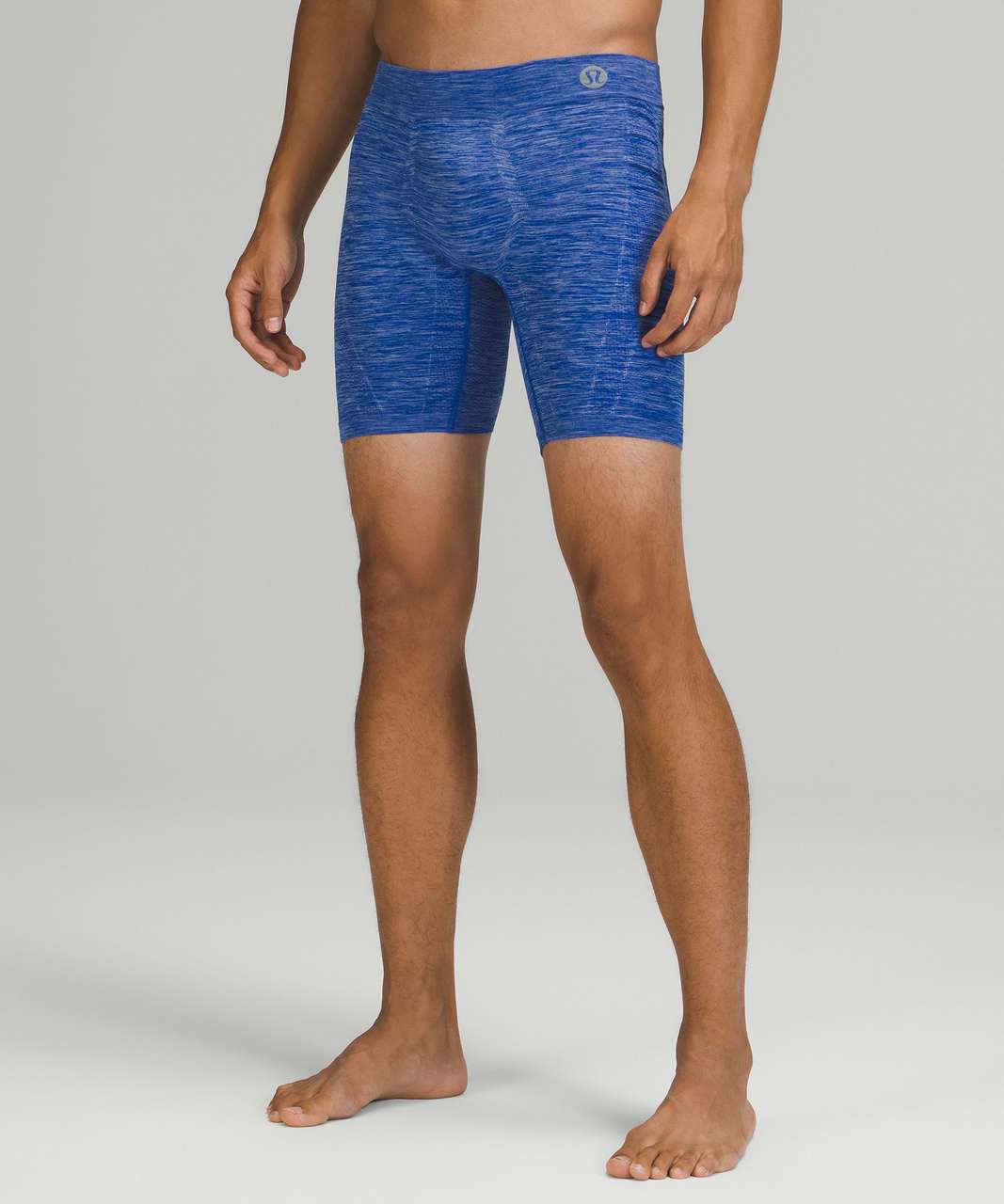 Lululemon Rapid Vent Tech Boxer 7" - Heathered Symphony Blue