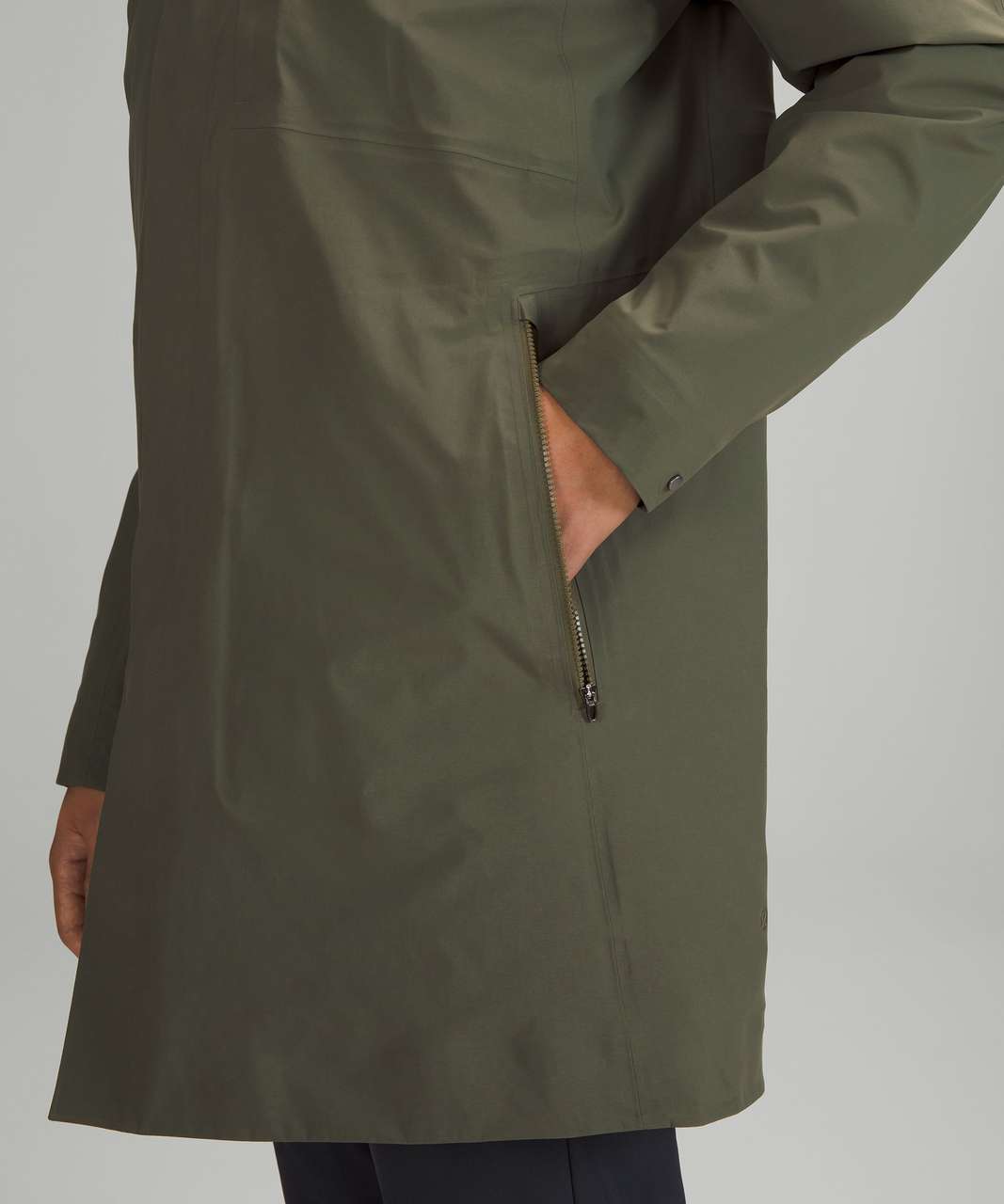 Lululemon Storm Break Insulated Coat - Medium Olive - lulu fanatics