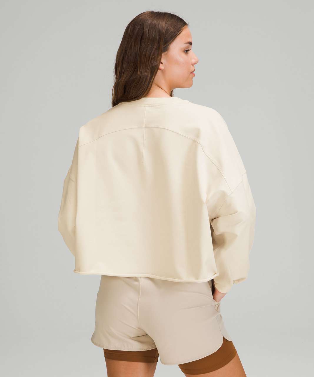 Lululemon LA Oversized Boxy Crew - White Opal (First Release)