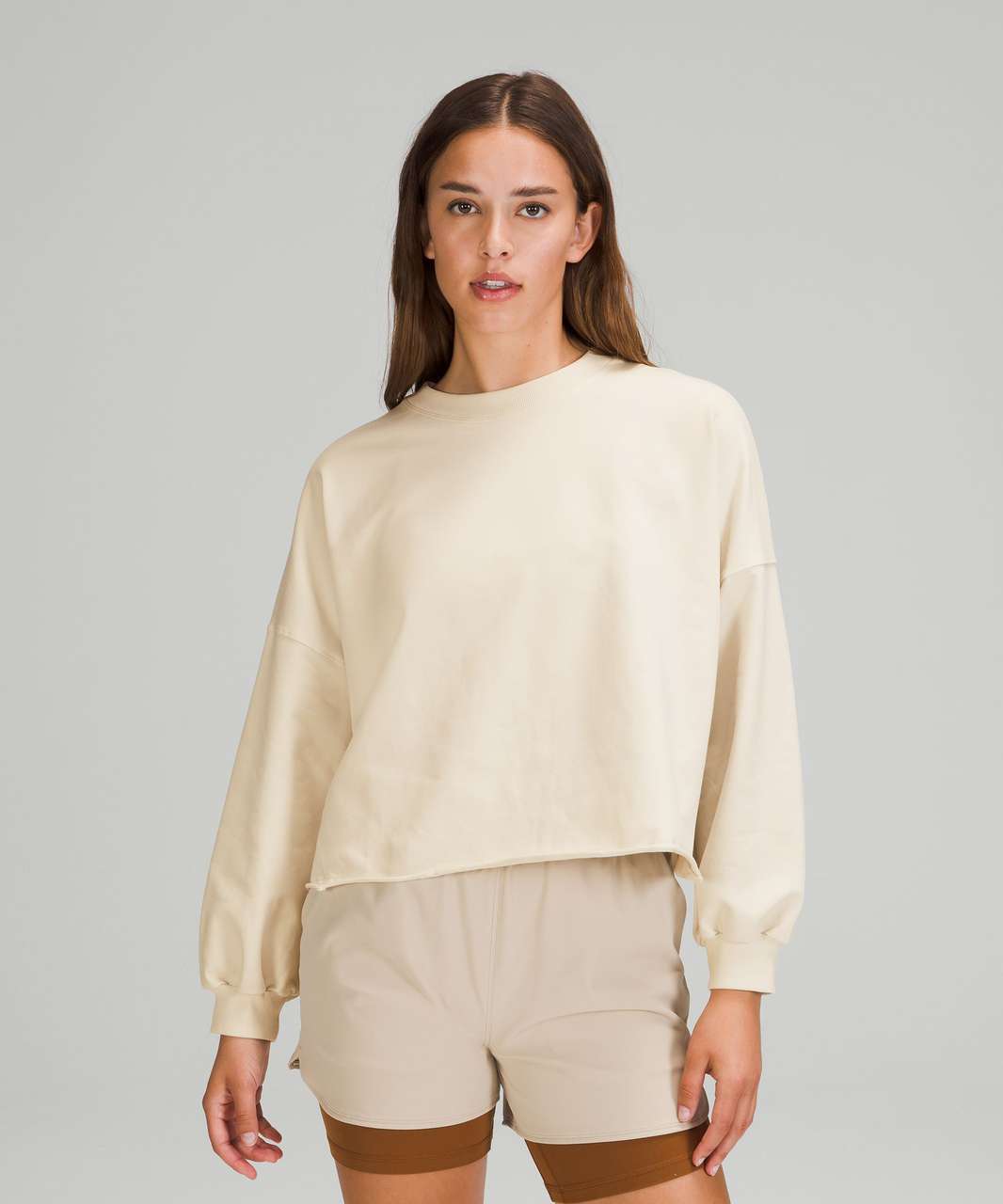 Lululemon LA Oversized Boxy Crew - White Opal (First Release)