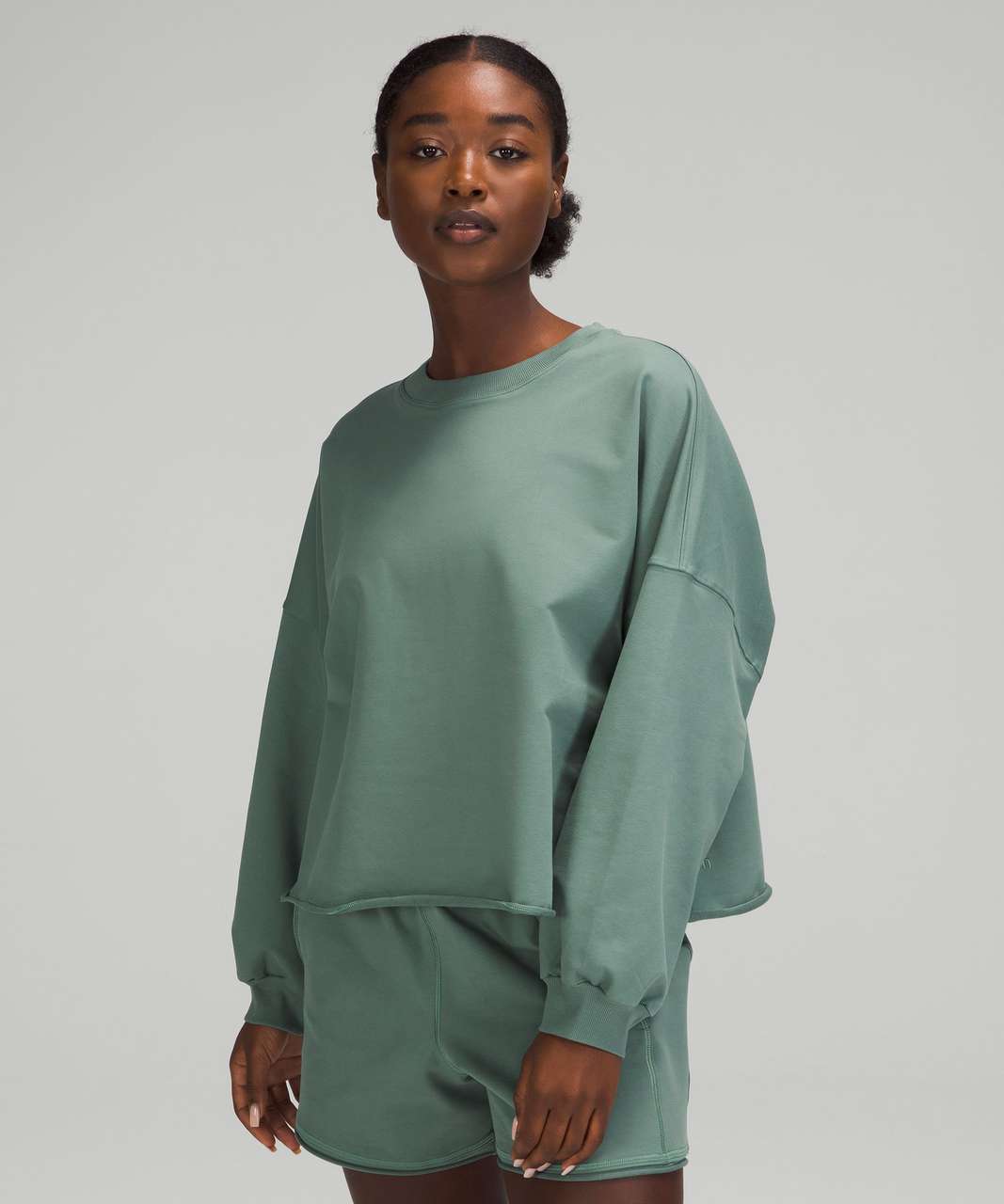 Lululemon LA Oversized Boxy Crew - Tidewater Teal