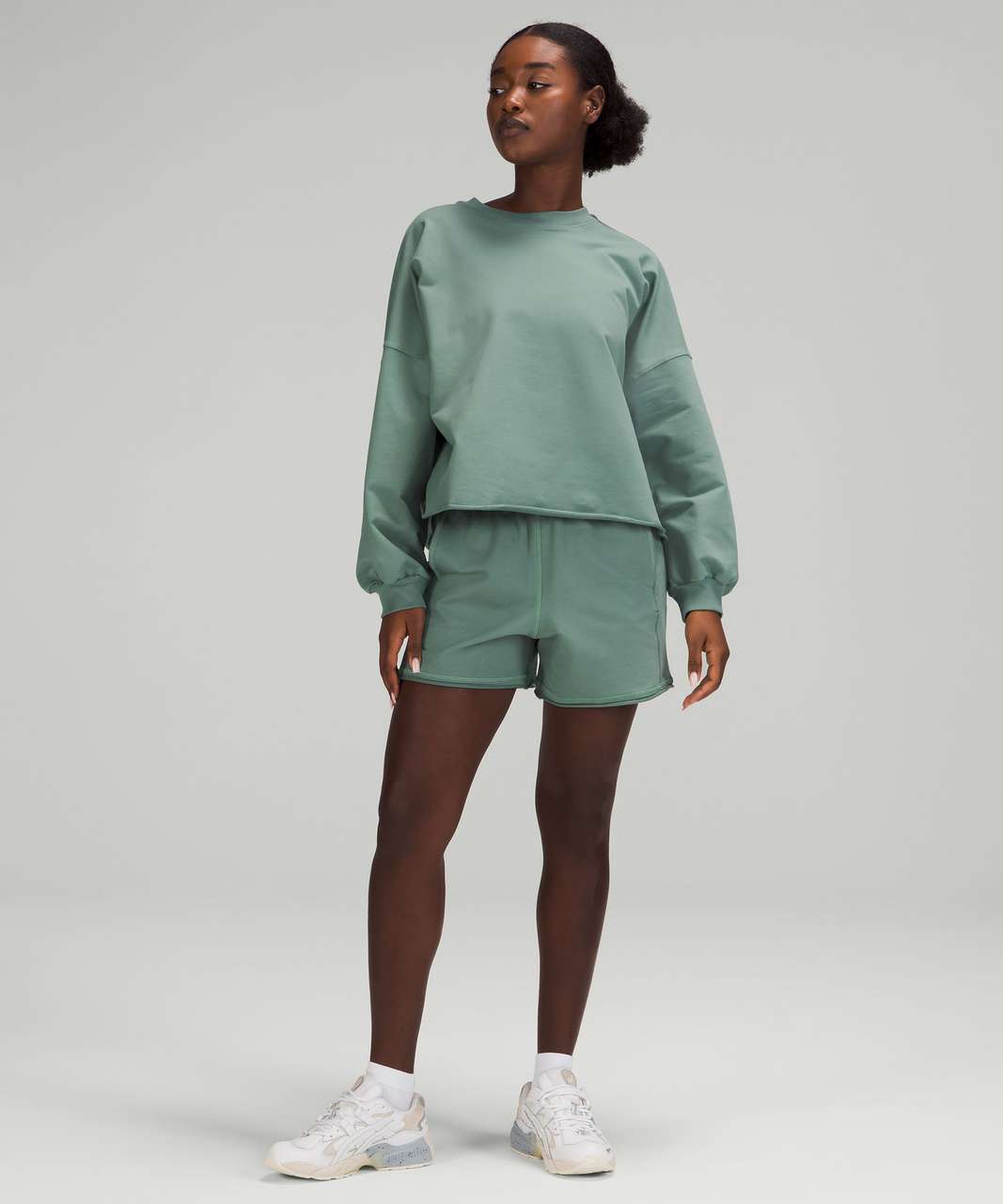 Lululemon LA Oversized Boxy Crew - Tidewater Teal