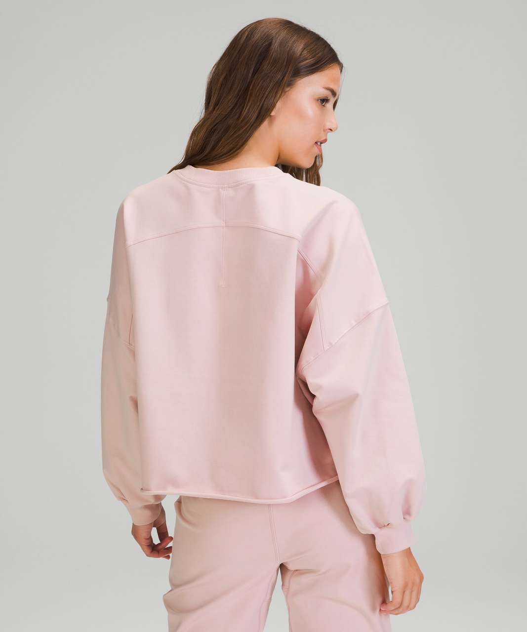 Lululemon LA Oversized Boxy Crew - Porcelain Pink