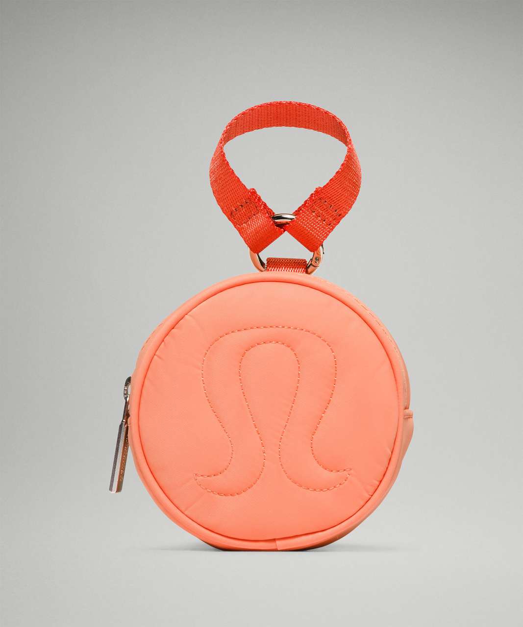 Lululemon Logo Coin Pouch - Golden Apricot / Warm Coral