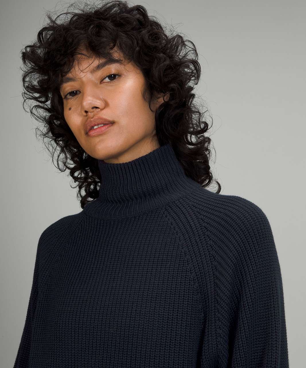 Lululemon Ribbed Turtleneck Sweater - True Navy