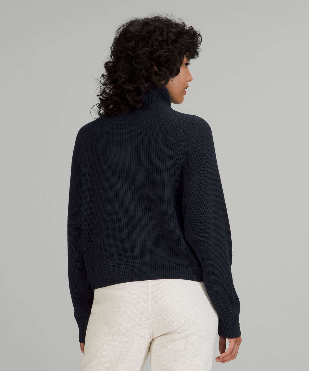 Lululemon Ribbed Turtleneck Sweater - True Navy