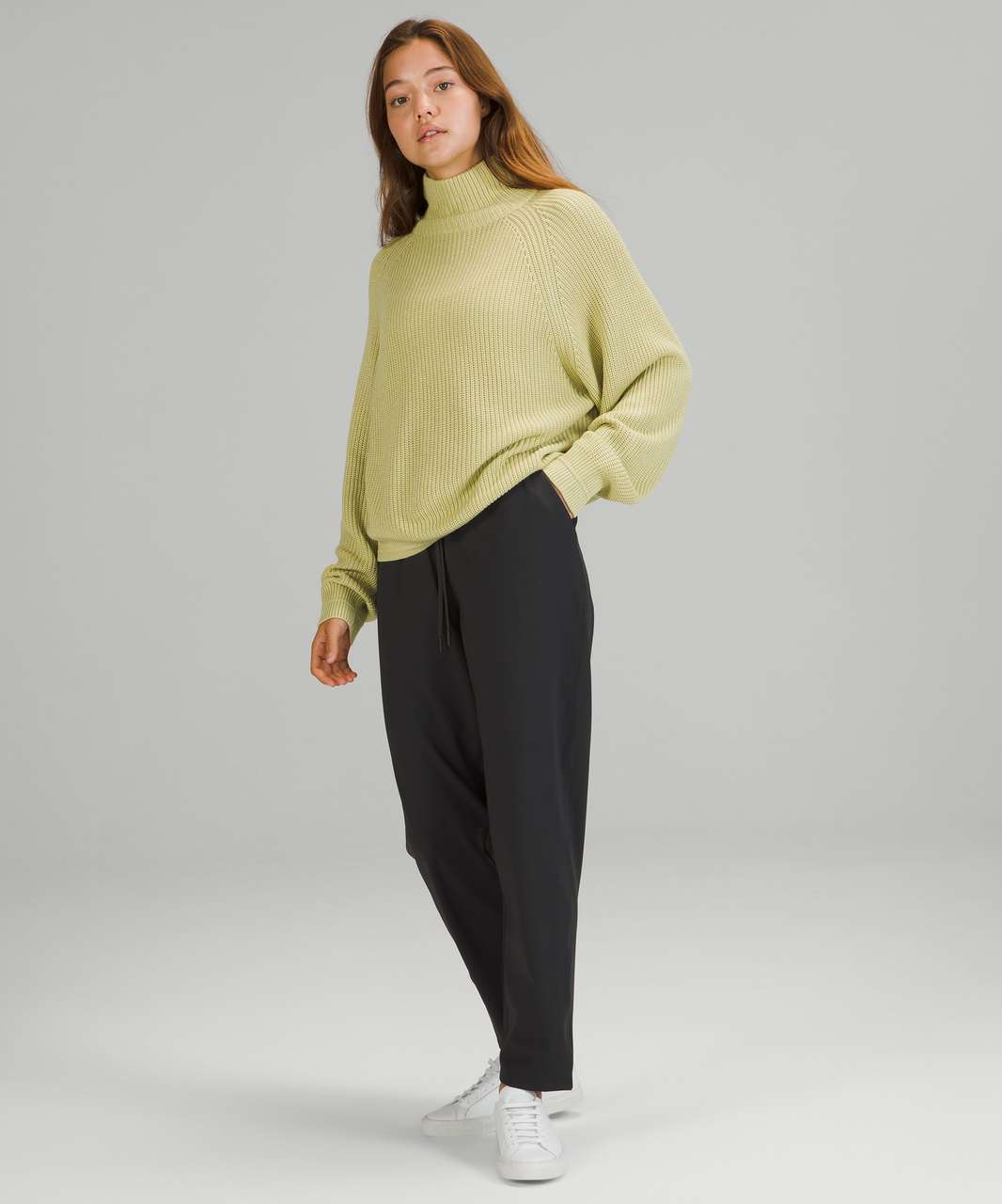 Lululemon Ribbed Turtleneck Sweater - Dew Green