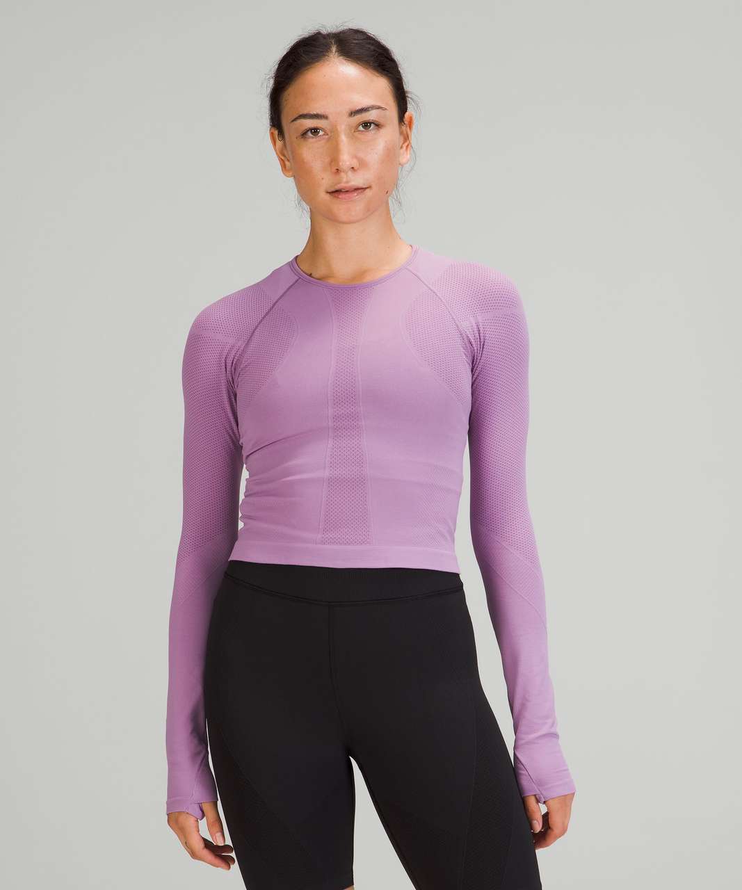 Lululemon For the Chill of it Long Sleeve - Wisteria Purple - lulu fanatics