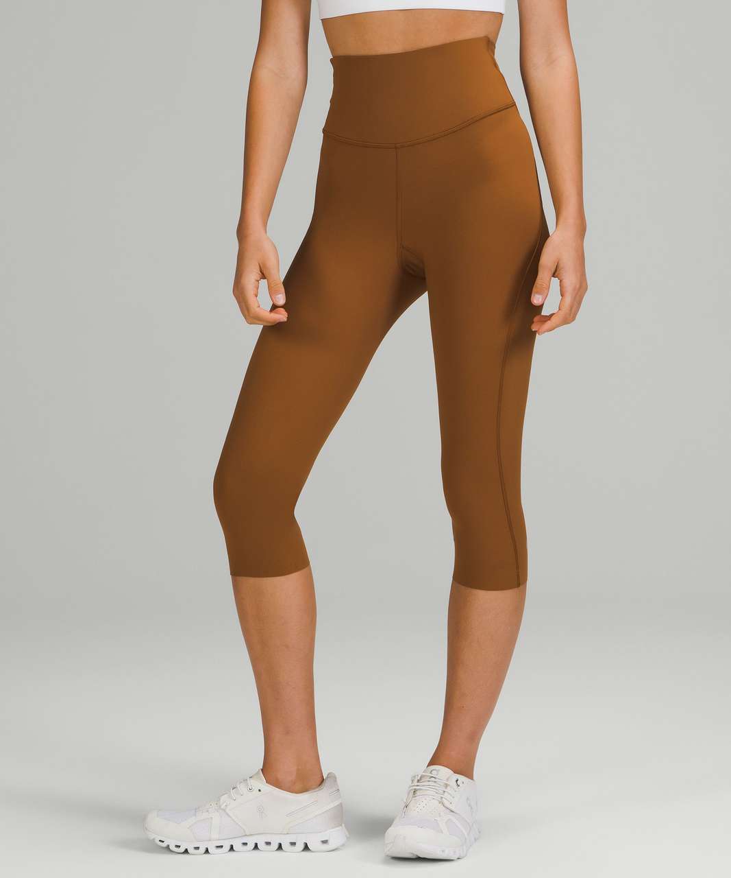 Lululemon Base Pace High-Rise Crop 17" - Copper Brown