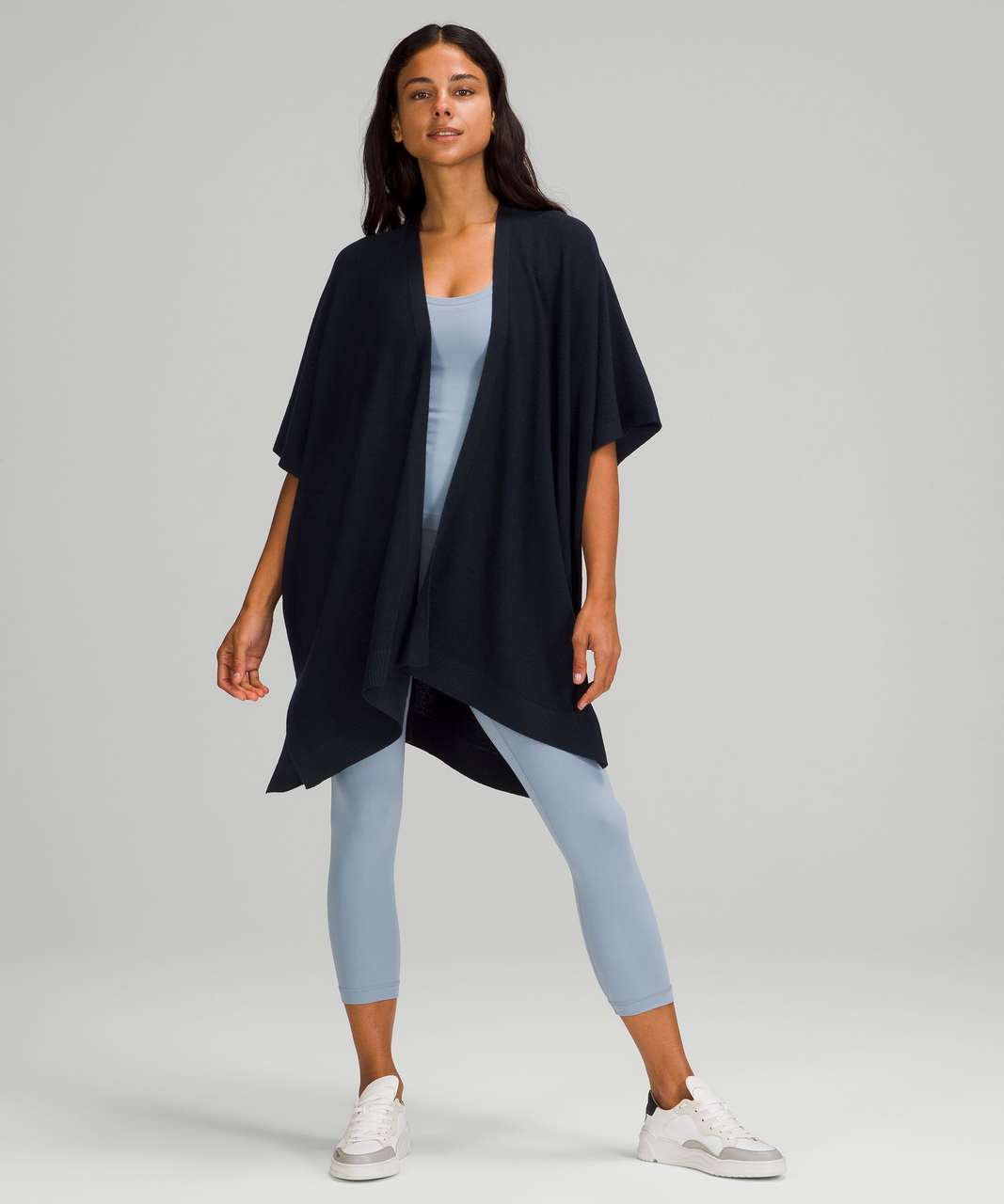 Lululemon Merino Wool Short Sleeve Wrap - True Navy