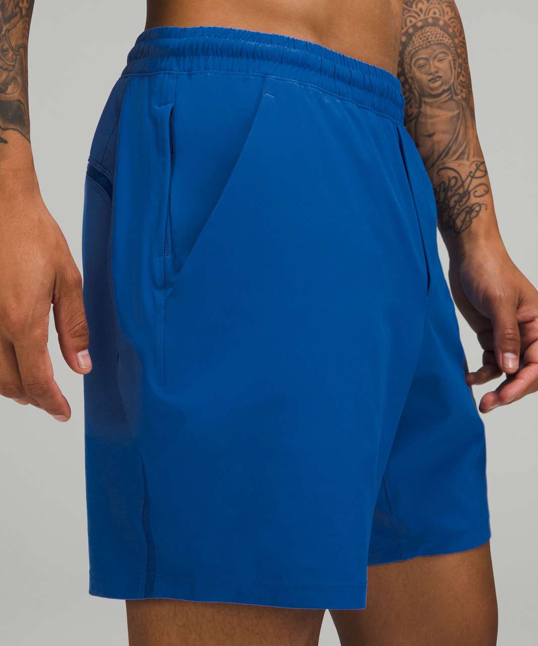 Lululemon Pace Breaker Linerless Short 7" - Symphony Blue