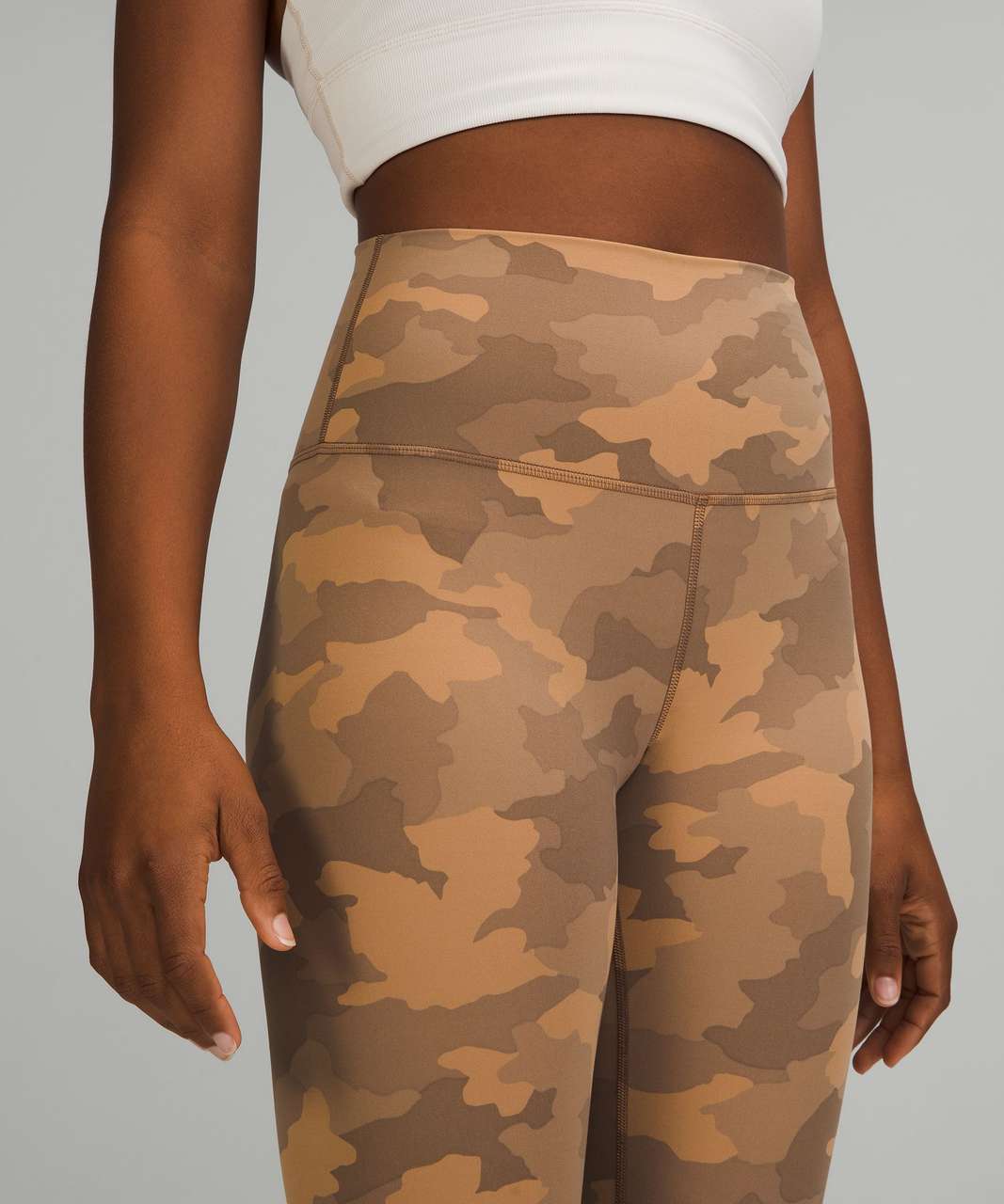 NEW LULULEMON Align 25 Pant 6 Incognito Camo Pink Taupe