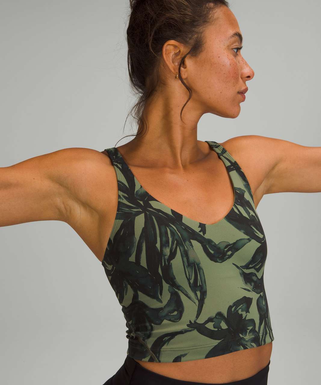 Lululemon Align Tank Top - Botanical Bloom Green Twill Multi