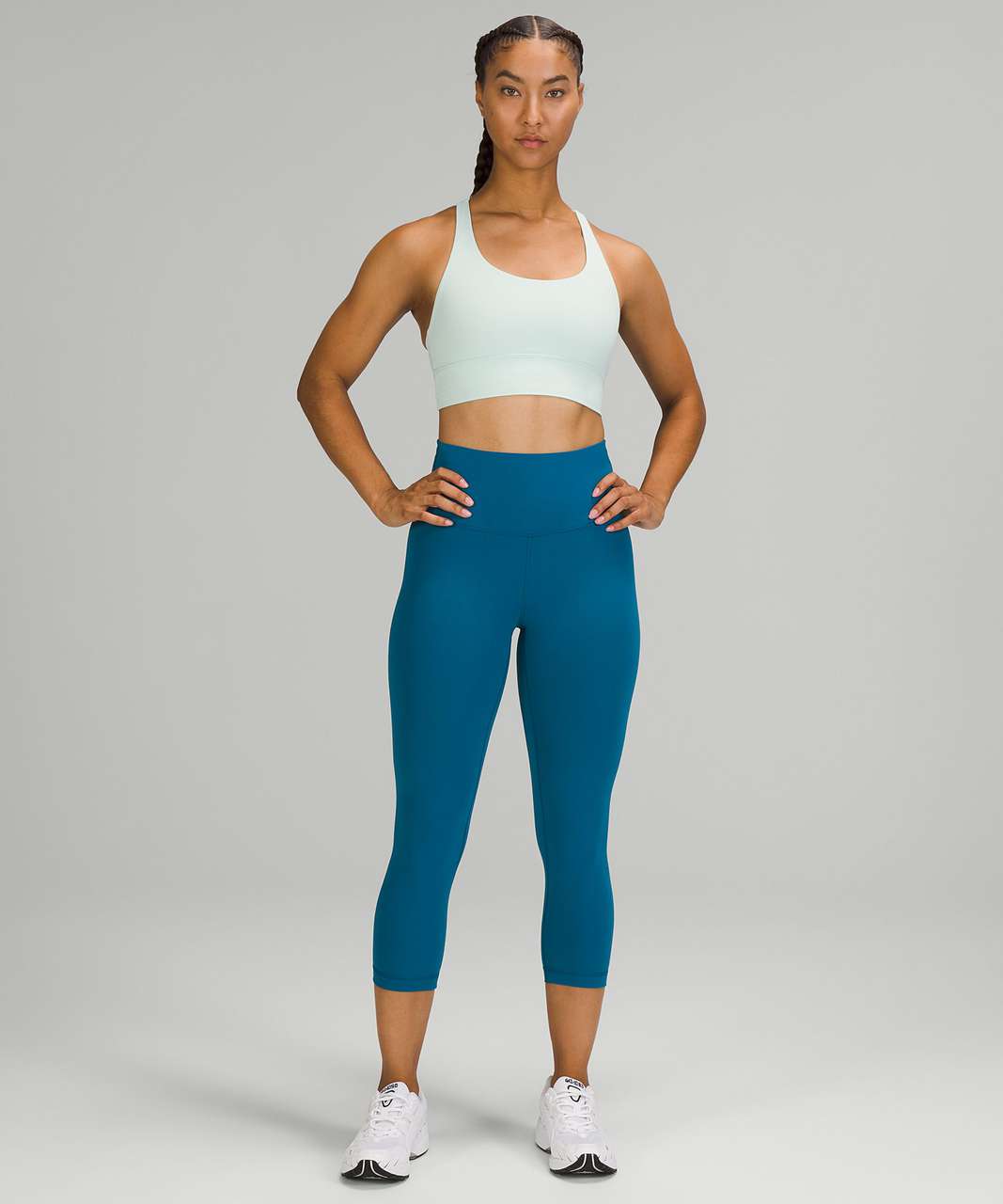 Lululemon Energy Bra *Medium Support, B–D Cup - Wild Mint - lulu fanatics