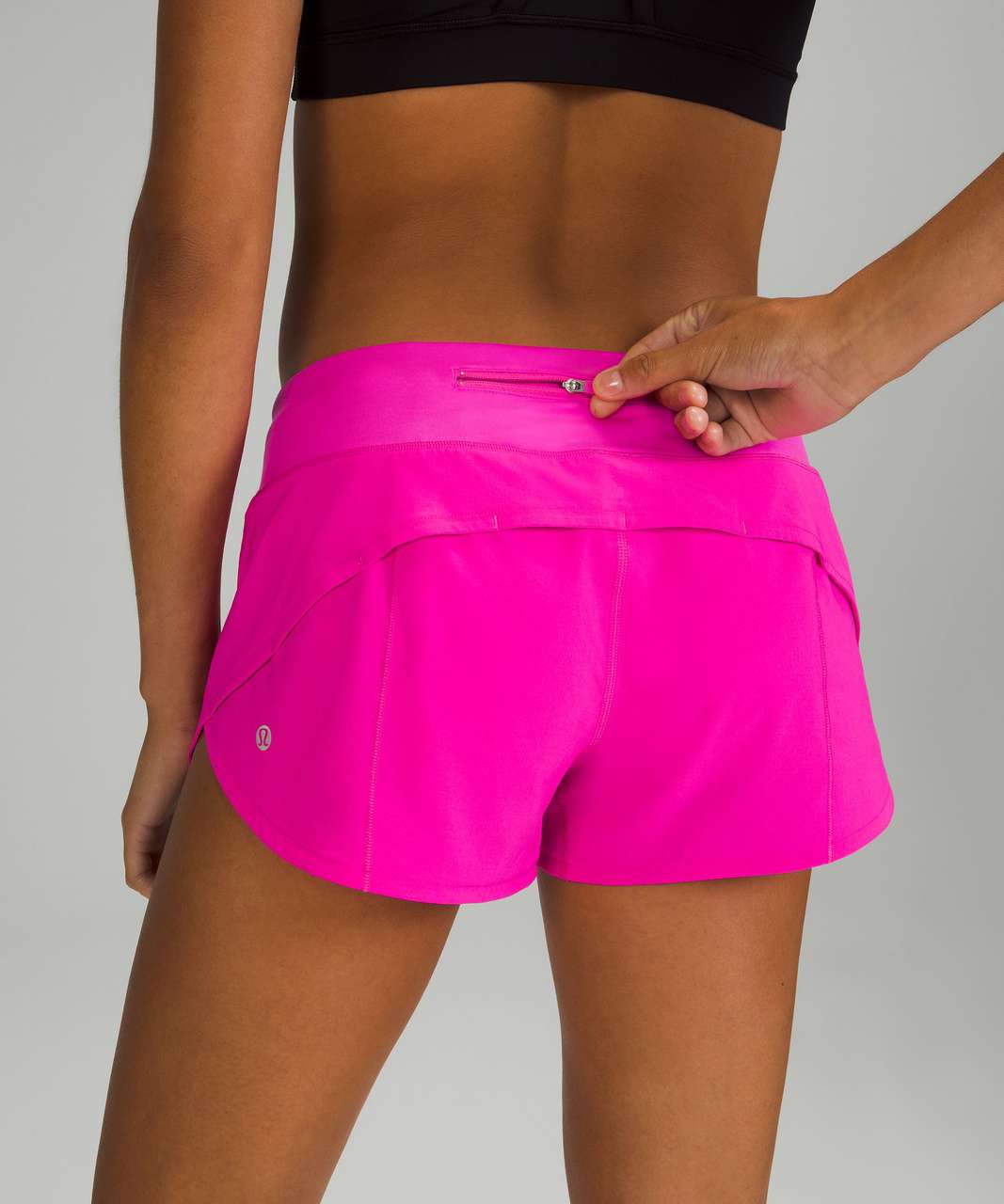 Lululemon Speed Up Low-Rise Lined Short 2.5" - Pow Pink