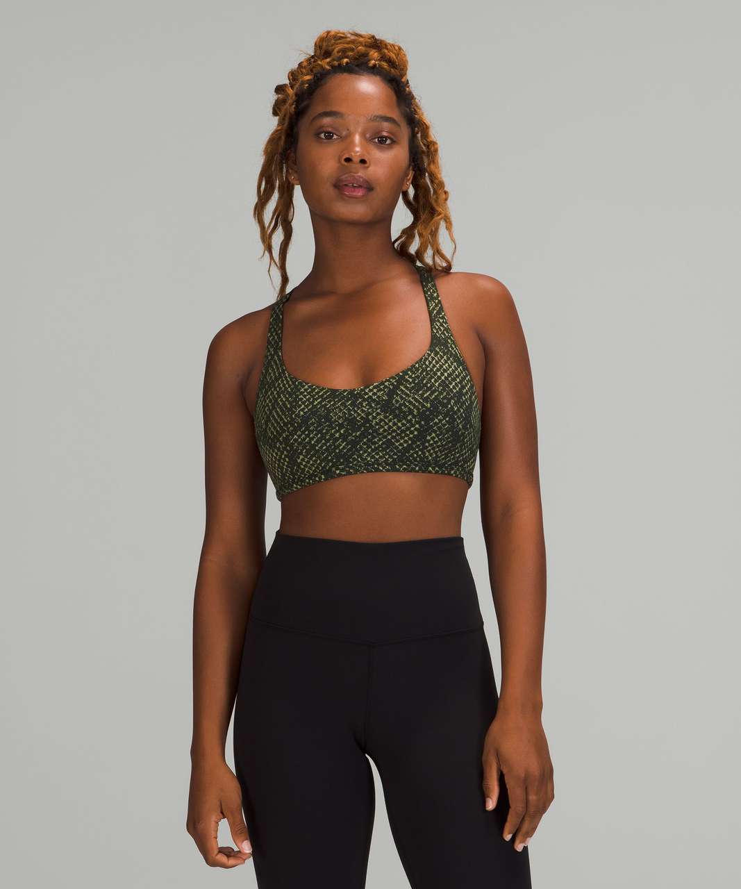 Lululemon Free to Be Bra - Wild *Light Support, A/B Cup - Reptilia