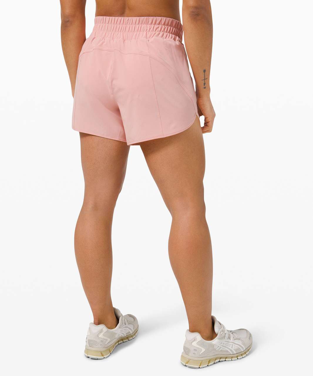 Lululemon Track That Mid-Rise Lined Short 5" - Pink Puff