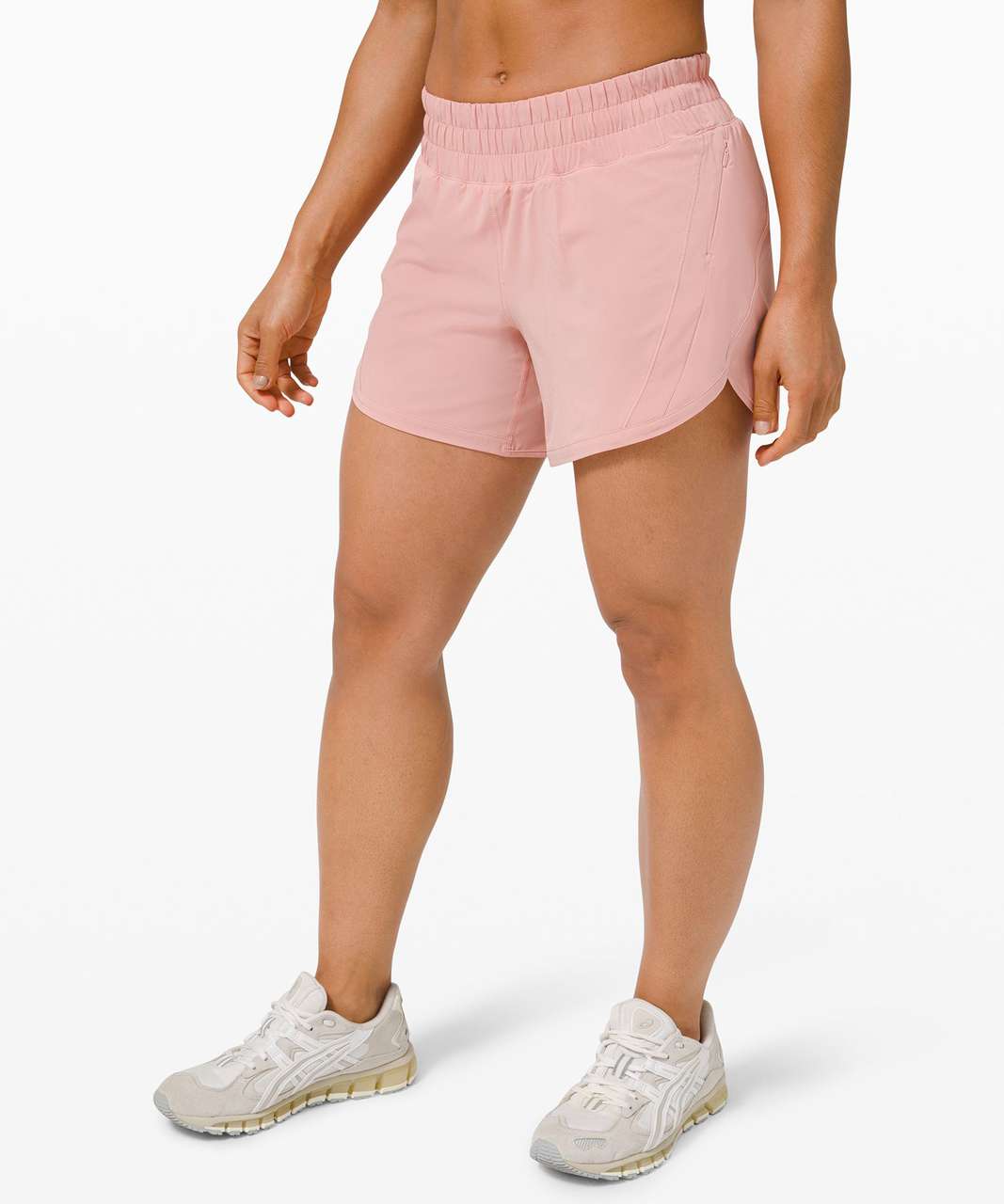 Lululemon Track That Mid-Rise Lined Short 5" - Pink Puff