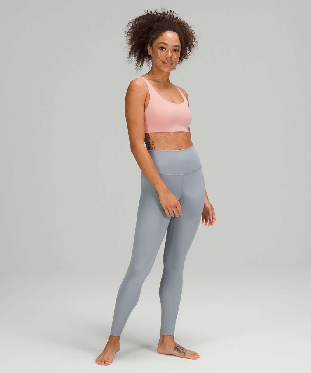 Lululemon In Alignment Straight-Strap Bra *Light Support, A/B Cup - Pink Puff